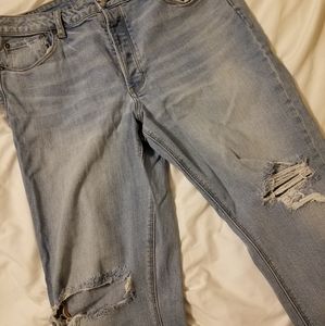 Destroyed AE Jeans